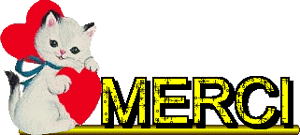 gif animé merci chat 